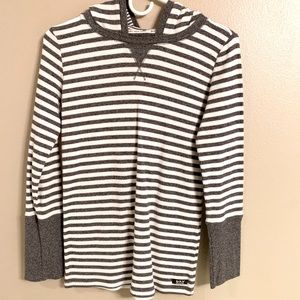 Women’s striped hoodie, size medium